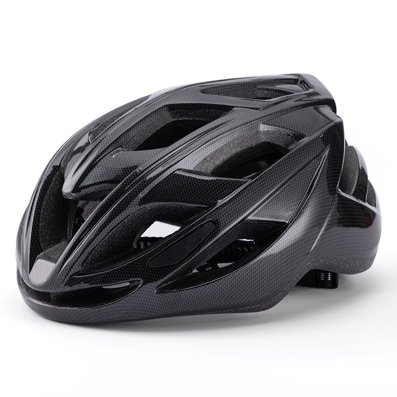 Carbon Fiber Black Lightweight Adult Bicycle Helmet - Adjustable Fit Road & Mountain Bike Safety Headgear (57-62cm) Tristar Online