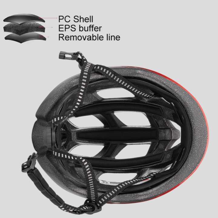 Carbon Fiber Black Lightweight Adult Bicycle Helmet - Adjustable Fit Road & Mountain Bike Safety Headgear (57-62cm) Tristar Online