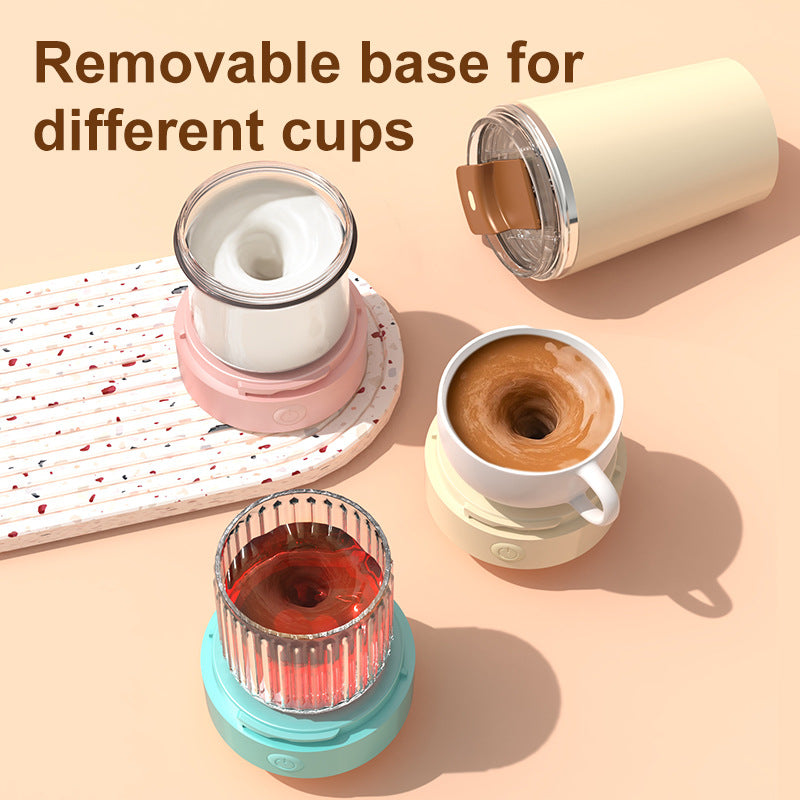 Pink 316 Stainless Steel Rechargeable Electric Self-Stirring Mug - 420ml Automatic Mixing Cup with Magnetic Rotor Tristar Online