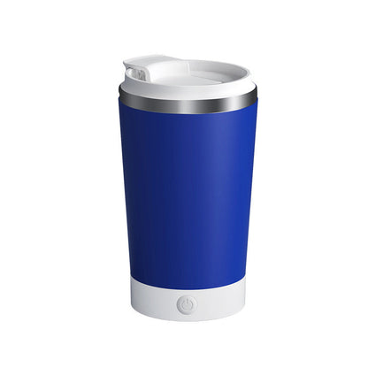 Dark Blue 316 Stainless Steel Rechargeable Electric Self-Stirring Mug - 420ml Automatic Mixing Cup with Magnetic Rotor Tristar Online