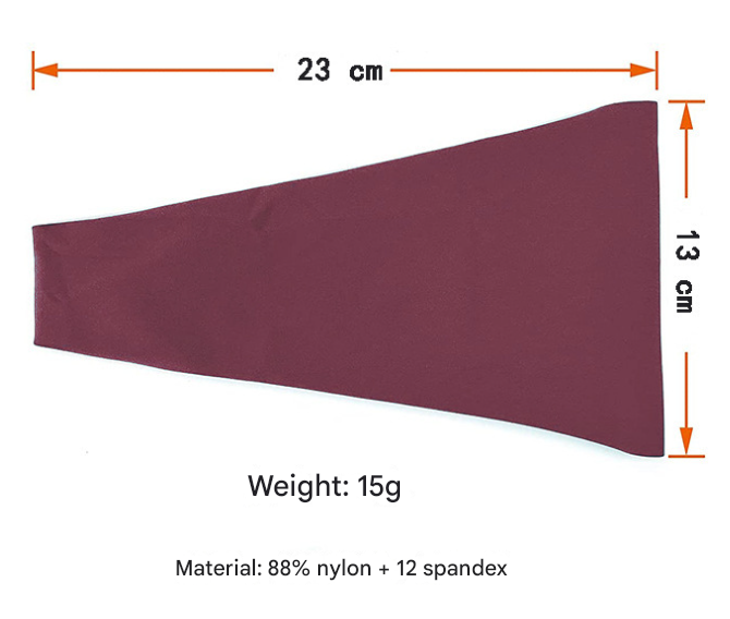 Camouflage Grey 5-Pack Wide Sports Headbands for Women - Non-Slip Yoga Headwraps with Sweat-Wicking Fabric (88% Nylon+12% Spandex) Tristar Online