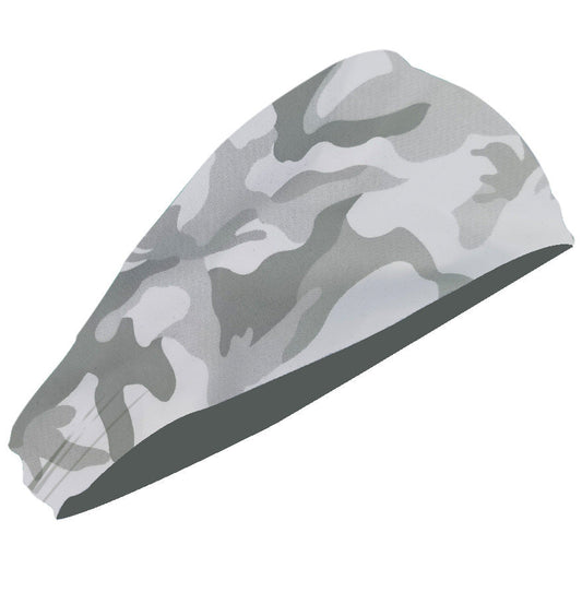 Camouflage Beige 5-Pack Wide Sports Headbands for Women - Non-Slip Yoga Headwraps with Sweat-Wicking Fabric (88% Nylon+12% Spandex) Tristar Online