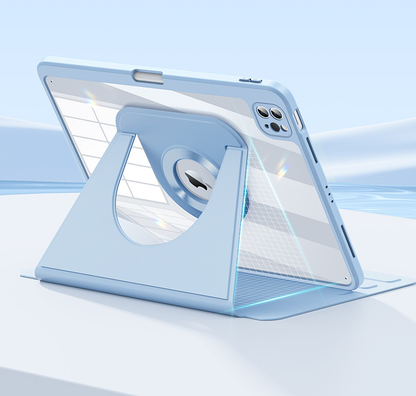 Black 360 Rotating Protective Case for iPad Air 5/4 & Pro 11 (2018-2022) with Pencil Holder Tristar Online