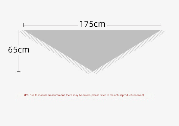 Grey Elegant Knit Scarf Shawl with Tassels - Versatile Warm Wrap (65cm x 175cm) Tristar Online