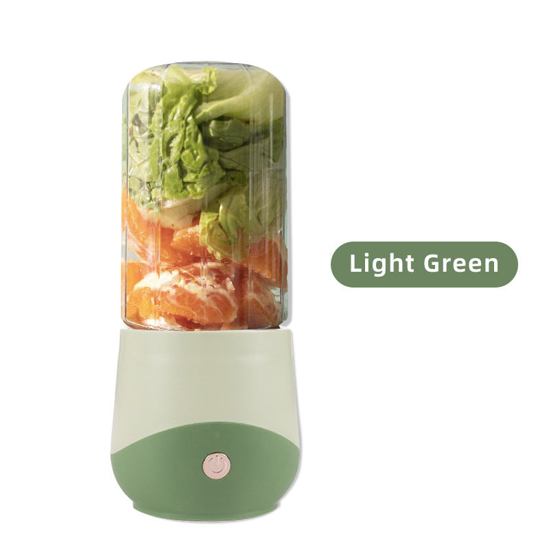 Light Green Compact Portable Blender - USB Rechargeable Mini Juicer Cup with 4 Blades Tristar Online