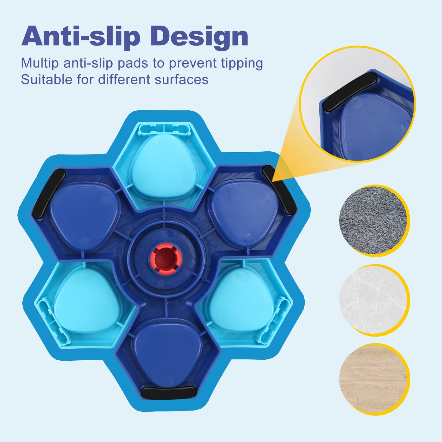 2Pcs Interactive Dog Puzzle Toy - 4 Spinning Layers Treat Dispensing Feeder for Mental Stimulation Tristar Online