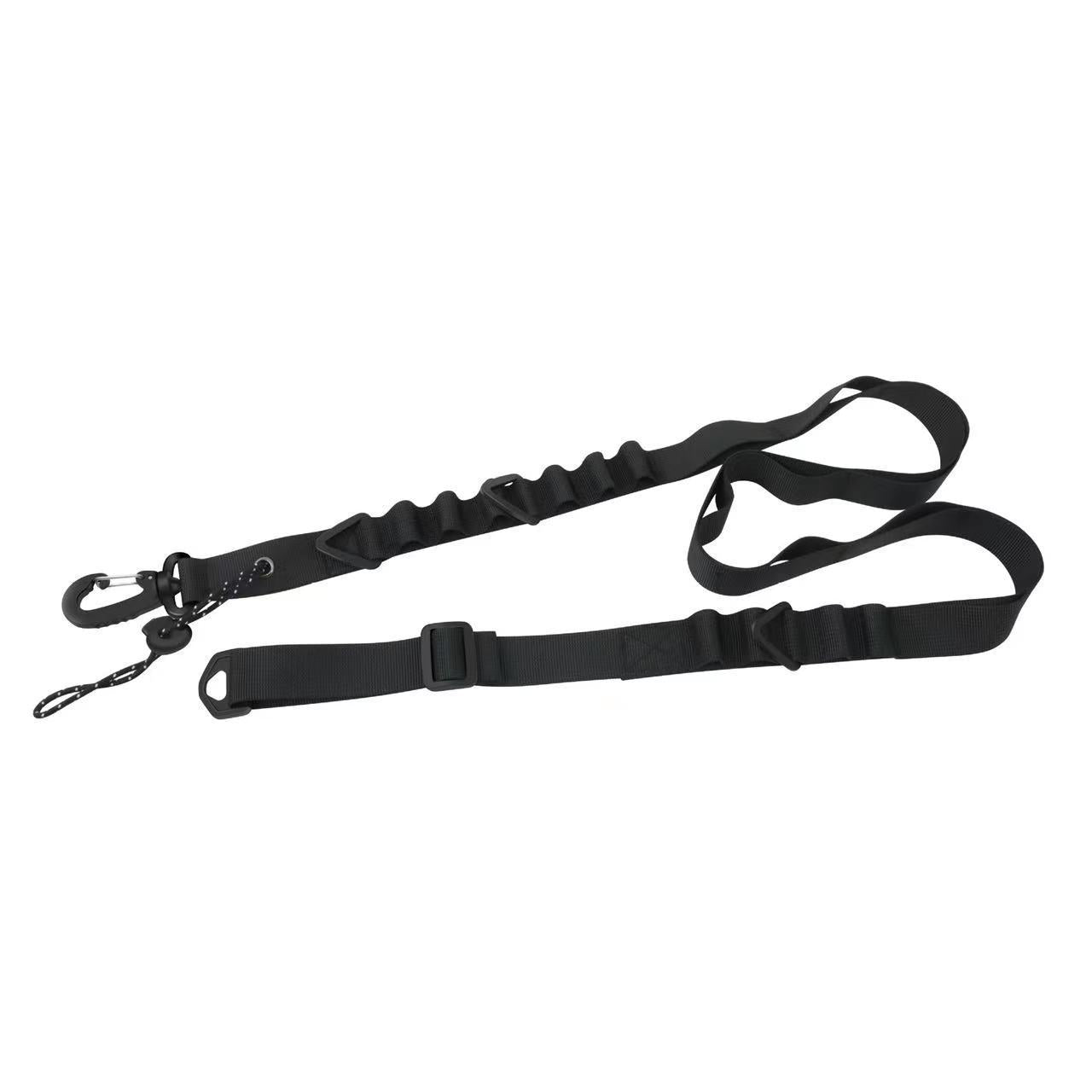 Black 4 PCS Heavy-Duty Outdoor Utility Strap - Multi-Purpose Camping Gear & Bottle Hanging Lanyard Tristar Online