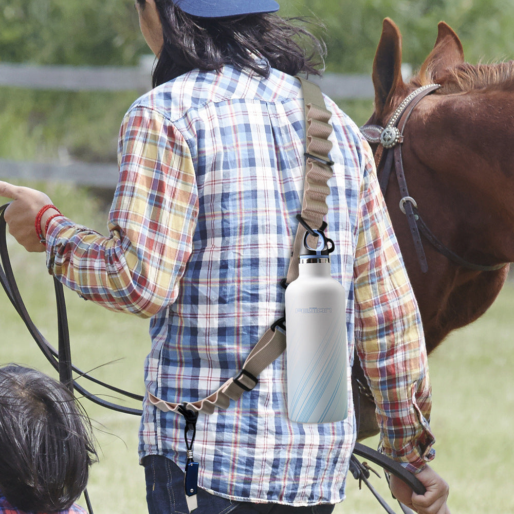 Green 4 PCS Heavy-Duty Outdoor Utility Strap - Multi-Purpose Camping Gear & Bottle Hanging Lanyard Tristar Online