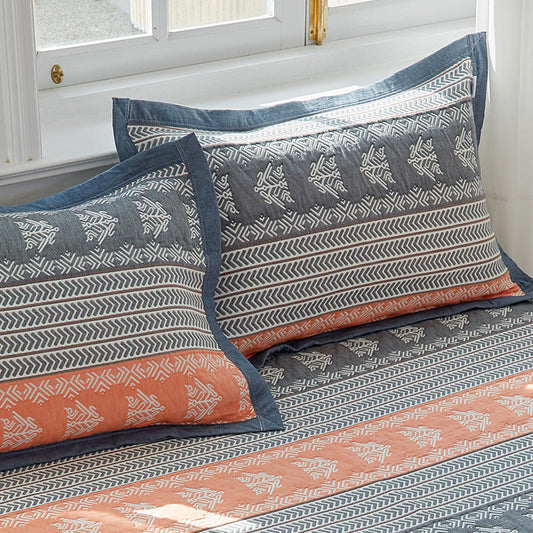 Snowflakes Premium 6-Layer Cotton Gauze Pillowcase Pair - Ultra Soft & Breathable (56x80cm) Tristar Online