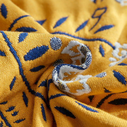 Single Beige Fontainebleau Pillow Towel Premium Cotton Gauze Pillow Towel Pair - Simple Nordic Style (52x75cm) Tristar Online