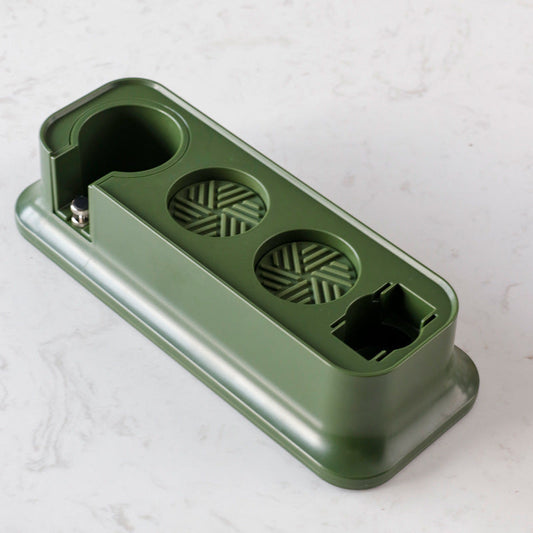 Green Espresso Coffee Tamping Station - Barista Tool Organizer for 51/53/58mm Portafilter, Tamper & Distributor Tristar Online