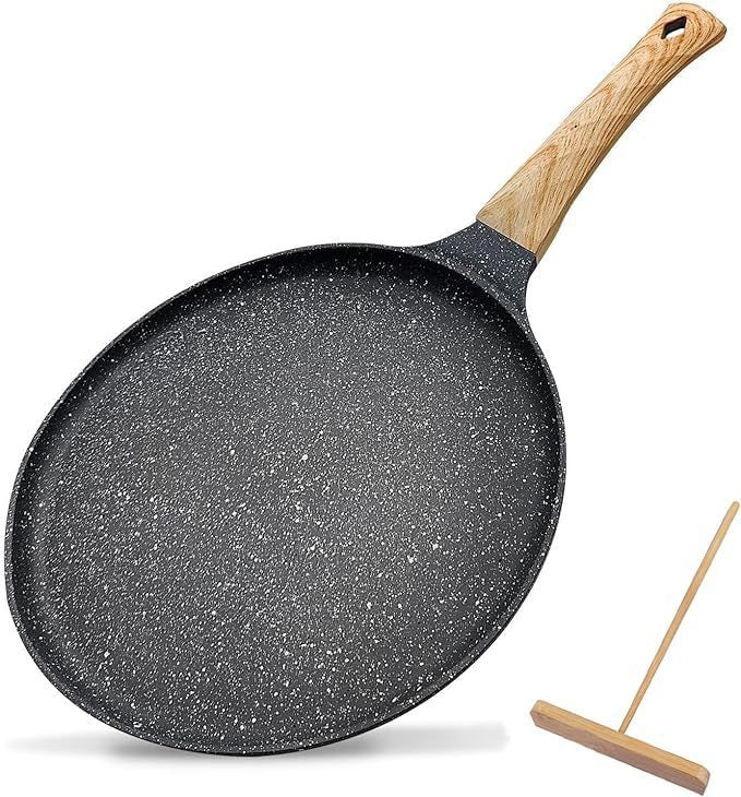Grey 24cm Non-Stick Crepe Pan - Versatile Flat Skillet for Pancakes, Omelettes & Tortillas Tristar Online