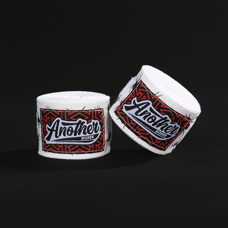 White Spider Pro Grade 5m Boxing Hand Wraps - Printed Elastic Bandages for Training & Combat Sports (1 Pair) Tristar Online