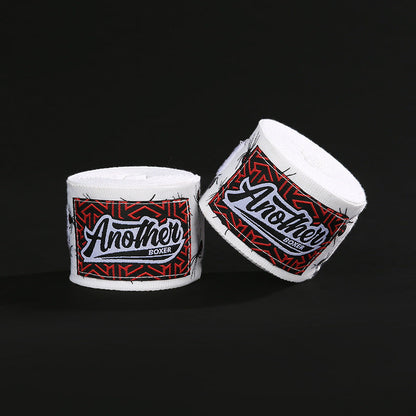 White Spider Pro Grade 5m Boxing Hand Wraps - Printed Elastic Bandages for Training & Combat Sports (1 Pair) Tristar Online