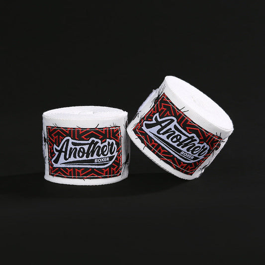 White Spider Pro Grade 5m Boxing Hand Wraps - Printed Elastic Bandages for Training & Combat Sports (1 Pair) Tristar Online