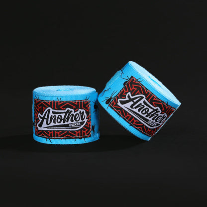 Blue Spider Pro Grade 5m Boxing Hand Wraps - Printed Elastic Bandages for Training & Combat Sports (1Pair) Tristar Online