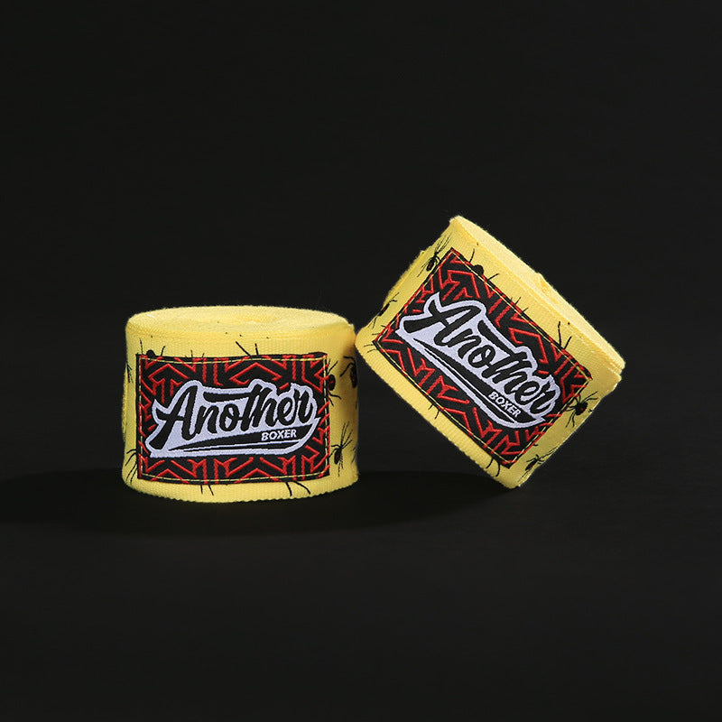Yellow Spider Pro Grade 5m Boxing Hand Wraps - Printed Elastic Bandages for Training & Combat Sports (1 Pair) Tristar Online