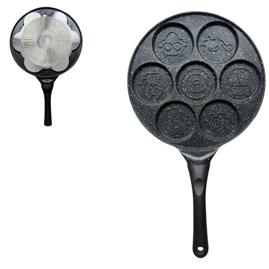 Black Cartoon Versatile Non-Stick Frying Pan (27cm) - Induction Ready Skillet for Everyday Cooking Tristar Online