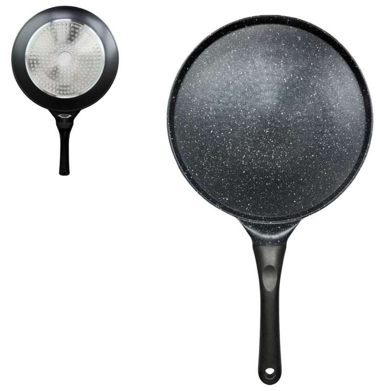 Large Black Plane Versatile Non-Stick Frying Pan (27cm) - Induction Ready Skillet for Everyday Cooking Tristar Online