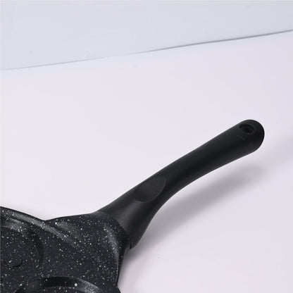 Black Heart Six Hole Versatile Non-Stick Frying Pan (27cm) - Induction Ready Skillet for Everyday Cooking Tristar Online