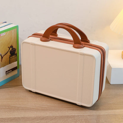 Personalized stylish and lightweight Off-white mini suitcase for short trips Tristar Online