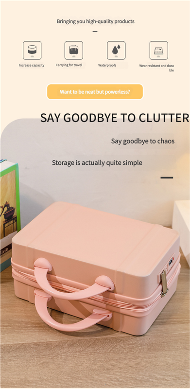 Personalized stylish and lightweight Off-white mini suitcase for short trips Tristar Online