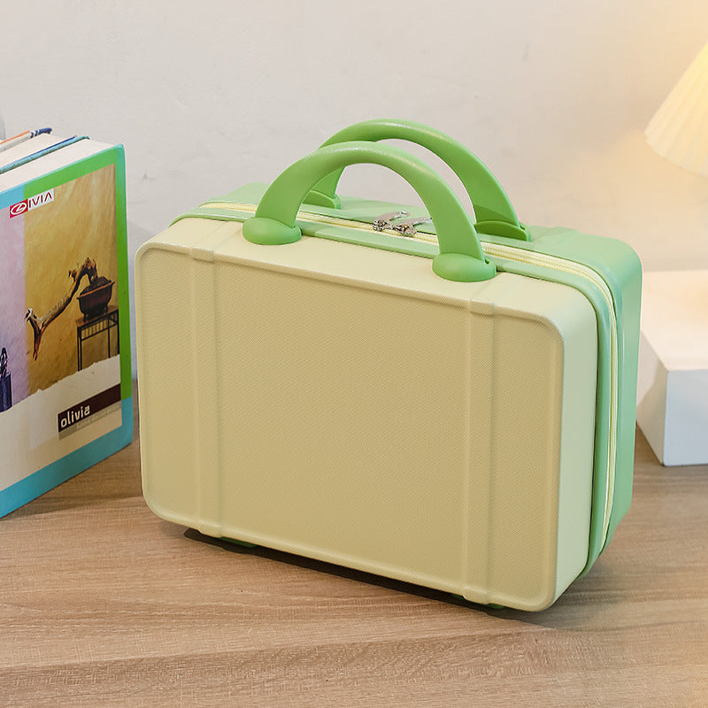 Personalized stylish and lightweight Pink and green mini suitcase for short trips Tristar Online