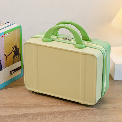 Personalized stylish and lightweight Pink and green mini suitcase for short trips Tristar Online