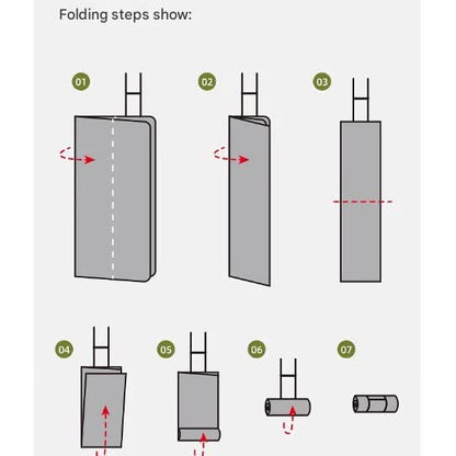 Waterproof Foldable Picnic Blanket with Handle - 2x2m Blue and white stripes Tristar Online