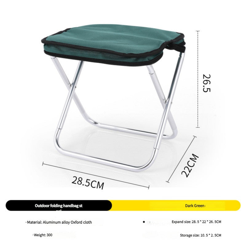 Outdoor Ultralight Folding Camping Chair - Dark Green Tristar Online