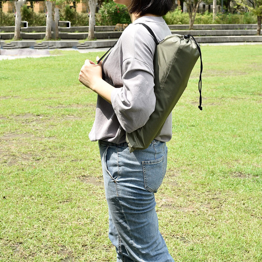 Portable Folding Beach Chair - Reclining Outdoor Seat 68x39.5x40.5cm with Carry Bag in brown Tristar Online