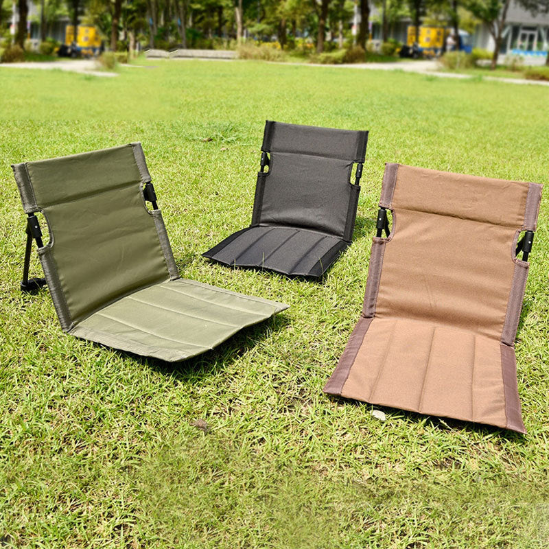 Portable Folding Beach Chair - Reclining Outdoor Seat 68x39.5x40.5cm with Carry Bag in black Tristar Online