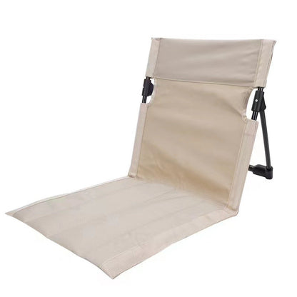 Portable Folding Beach Chair - Reclining Outdoor Seat 68x39.5x40.5cm with Carry Bag in white Tristar Online