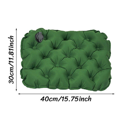 Inflatable Seat Cushion - Portable 40x30x5cm Camping Pad in Green Tristar Online