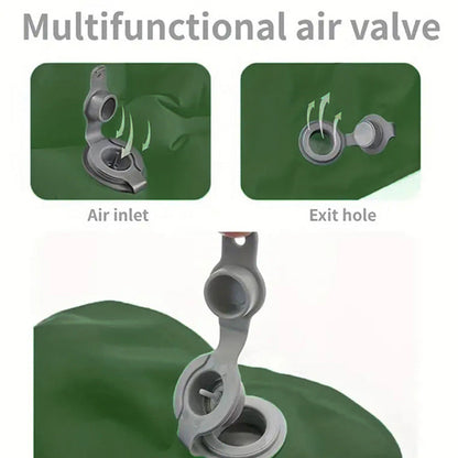 Inflatable Seat Cushion - Portable 40x30x5cm Camping Pad in Green Tristar Online