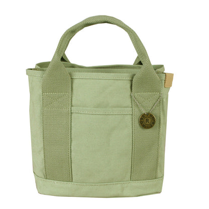 Light green Canvas Lunch Tote Bag - Stylish Handbag with Multiple Compartments for Women Tristar Online