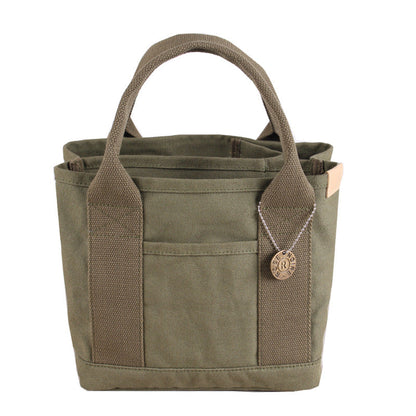 Military green Canvas Lunch Tote Bag - Stylish Handbag with Multiple Compartments for Women Tristar Online