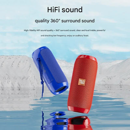 Camouflage color Portable Bluetooth Speaker - HiFi 360 Degree Audio Wireless Mini Speaker, Support Hands-free Calling Tristar Online