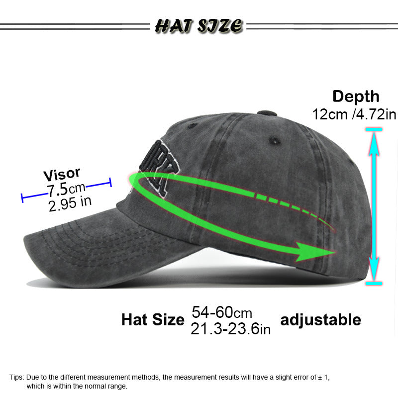 Vintage New York Est. 1625" Washed Cotton Baseball Cap - Adjustable & Unisex(black)" Tristar Online