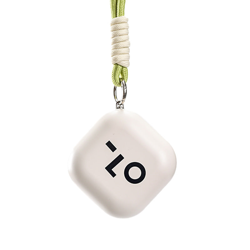 White Cute Block Hand Warmer - Fast Heating Portable Electric Warmer with Lanyard Tristar Online