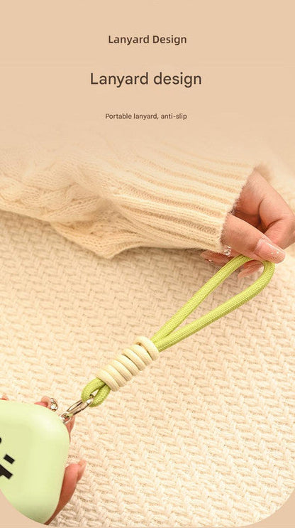 White Cute Block Hand Warmer - Fast Heating Portable Electric Warmer with Lanyard Tristar Online