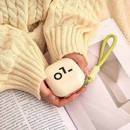 Pink Cute Block Hand Warmer - Fast Heating Portable Electric Warmer with Lanyard Tristar Online