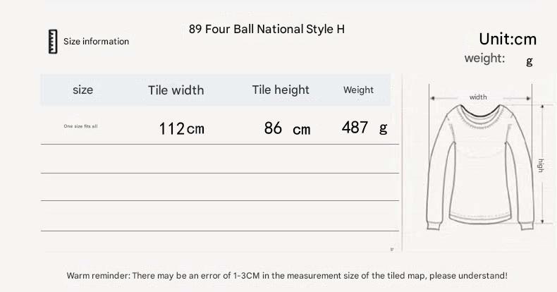 Light blue Women's printed knitted cardigan cape with ruffled sleeves (Style 2) Tristar Online