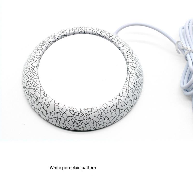 USB Cup Heater - White Porcelain Electric Beverage Heater for Desk, Office and Home Tristar Online