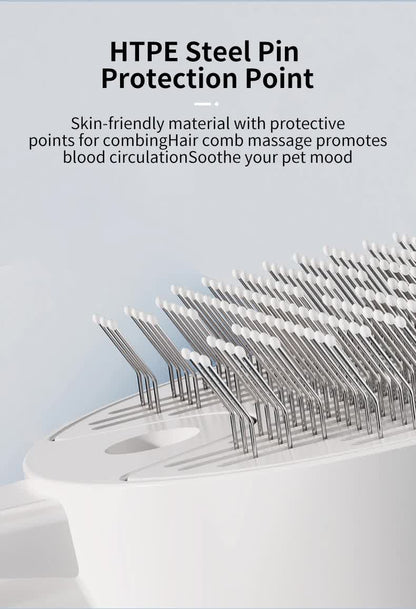 Pink Rechargeable Pet Grooming Brush with UVC Sterilizer & Mist Spray Tristar Online