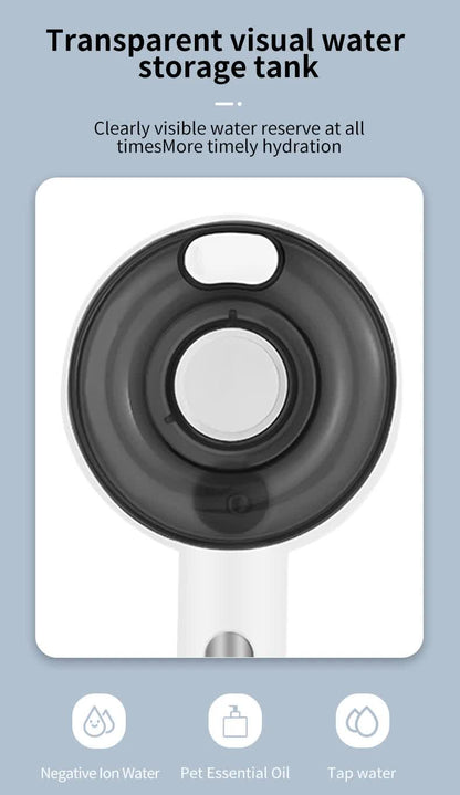 Pink Rechargeable Pet Grooming Brush with UVC Sterilizer & Mist Spray Tristar Online