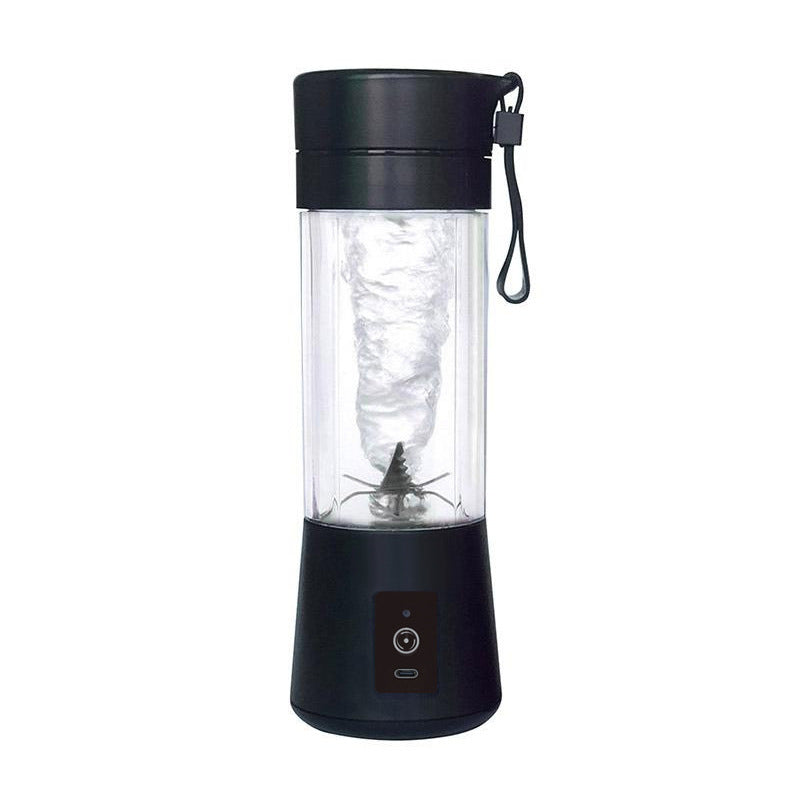 Black Portable Blender USB Rechargeable - Personal Size Smoothie Maker On The Go Tristar Online