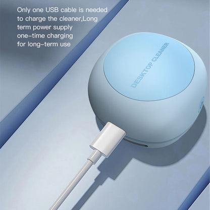 Green Cordless Tabletop Crumb Sweeper - USB Rechargeable Mini Vacuum for Desk Tristar Online