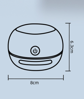 Green Cordless Tabletop Crumb Sweeper - USB Rechargeable Mini Vacuum for Desk Tristar Online