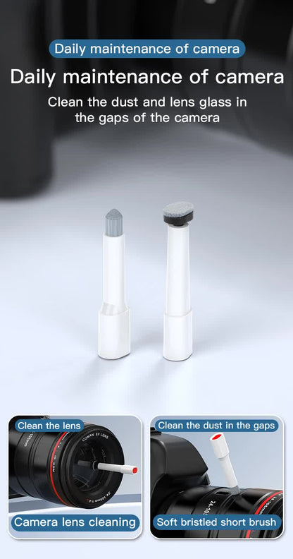 White 22-in-1 Electronics Cleaning Kit - for Keyboards, Airpods, Laptops, Cell Phones, Cameras Tristar Online